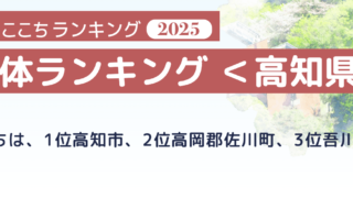 自治体ランキング ＜高知県版＞